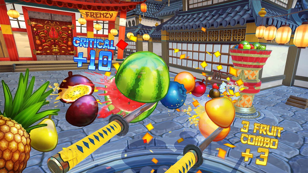 Fruit Ninja VR Game for PS4 & PSVR - Exciting Virtual Reality Fruit Slashing Action | Perfect for Family Fun & Party Games