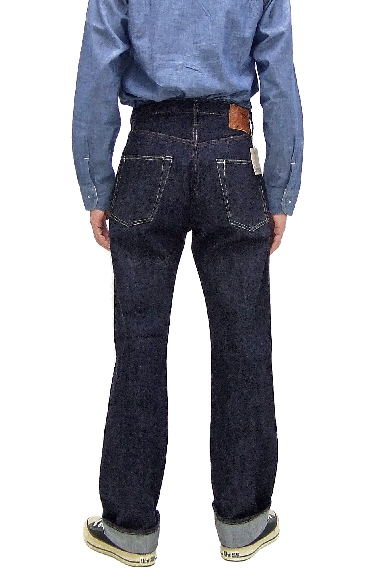 TOYS McCOY Men's Classic Relaxed Straight Fit Jeans TMP2304 - 13.5 oz. One Washed Deep Indigo Denim Pants (Lot 675XX) | Casual Wear, Work Pants & Everyday Denim for Men