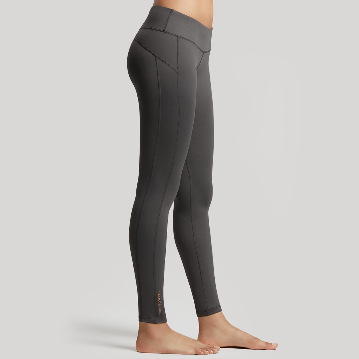 Tommie Copper Women's Performance Compression Leggings - Flattering Fit, Moisture Wicking & Breathable Workout Leggings for Running, Yoga & Gym