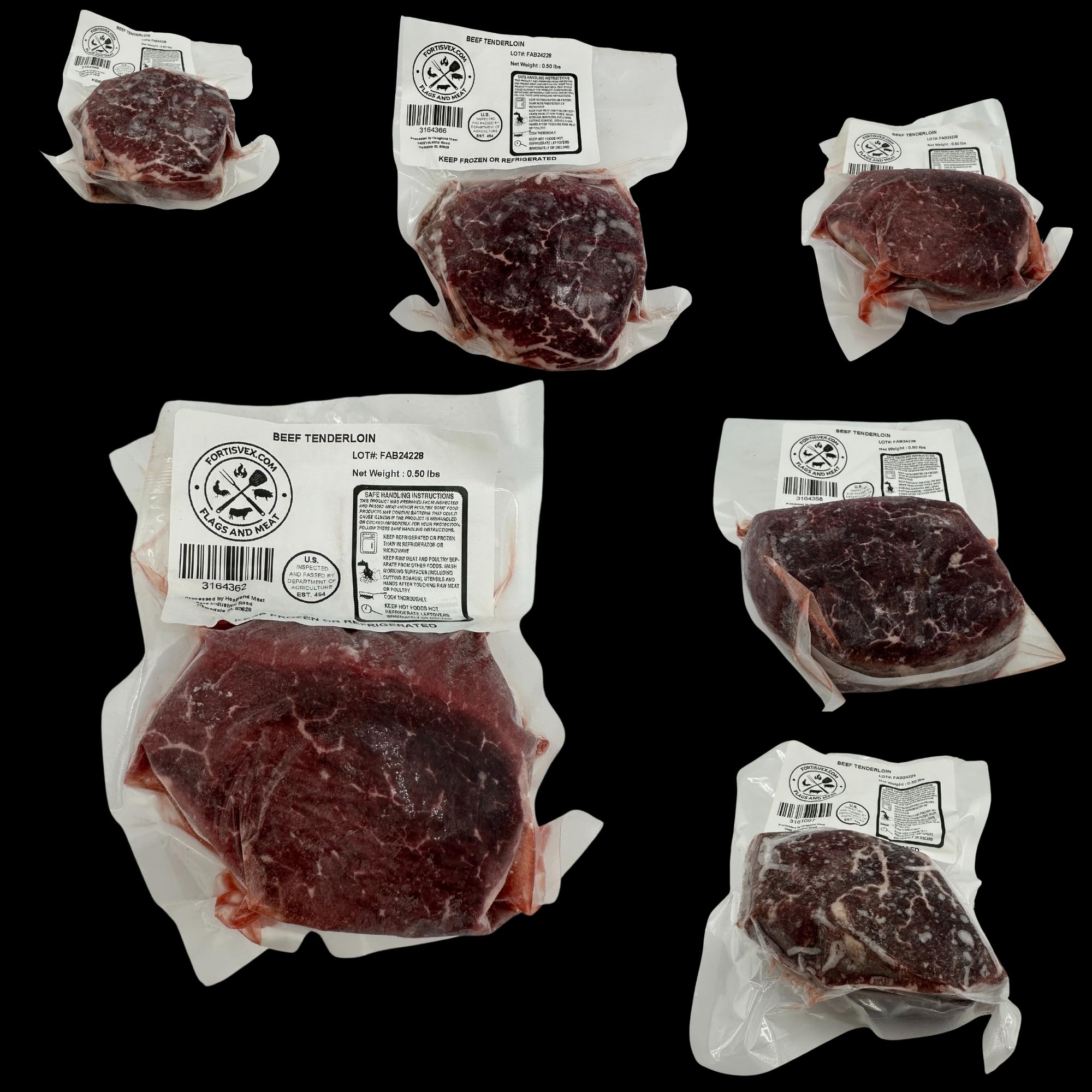 Premium Idaho Filet Mignon Tenderloin Steak - 8oz USDA Prime Beef (6-Pack, 3lbs) | Gourmet Steakhouse Quality for Grilling, Special Occasions & Fine Dining at Home