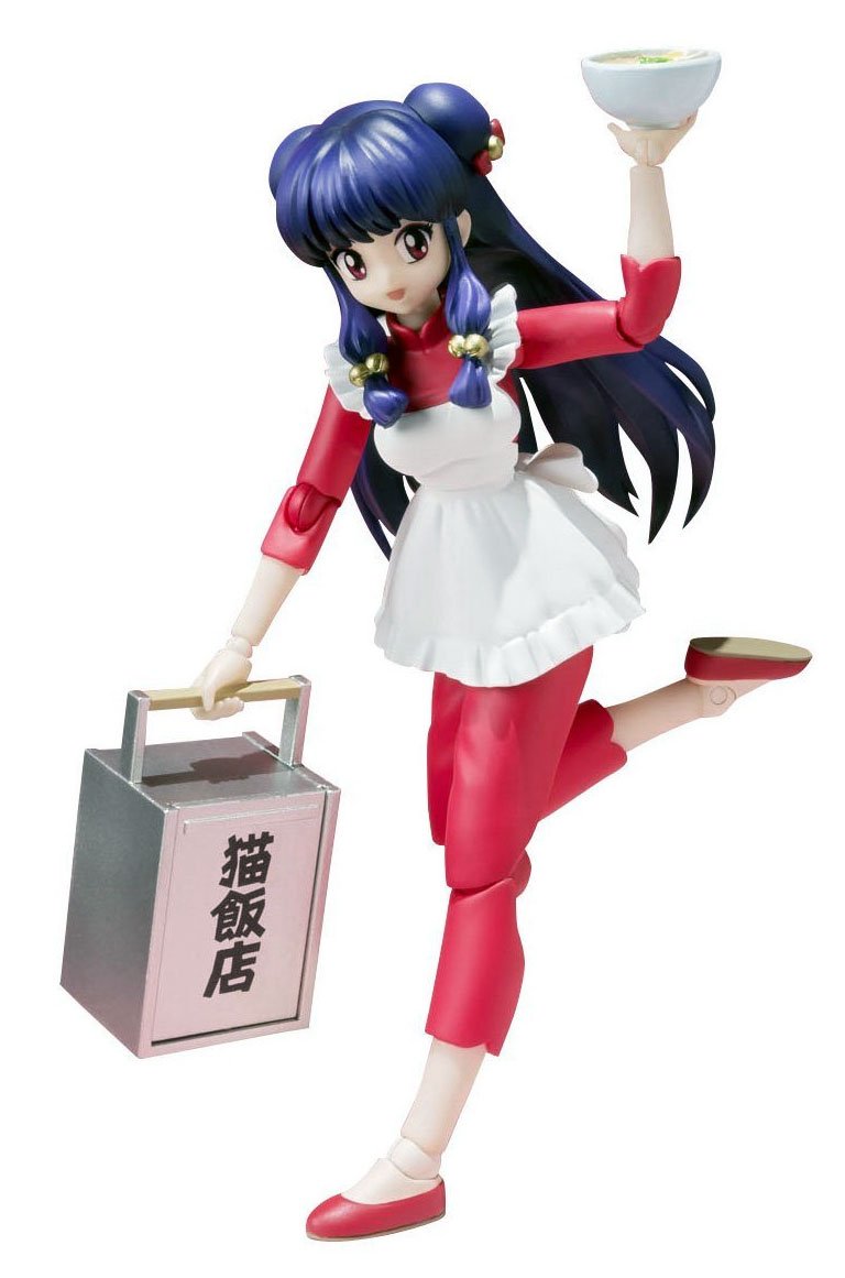 TAMASHII NATIONS Bandai S.H. Figuarts Shampoo Action Figure - Ranma 1/2 Anime Collectible for Display & Cosplay Play
