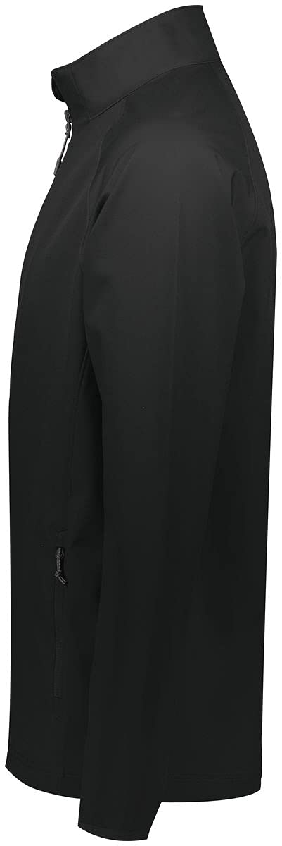 Holloway Sportswear Featherlight Soft Shell Jacket - XS Black - Waterproof Windbreaker for Running, Hiking & Outdoor Activities