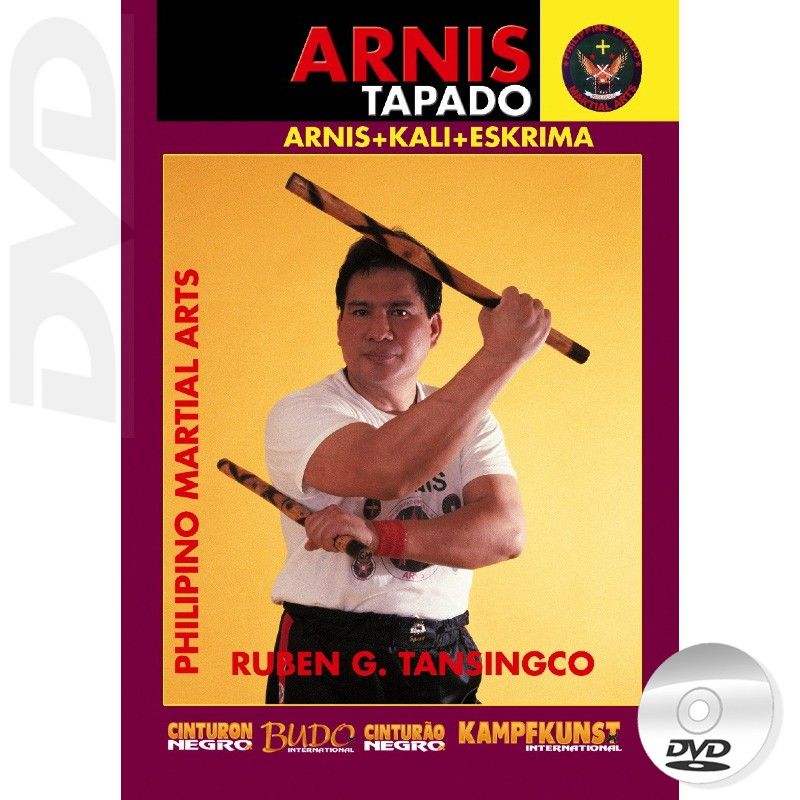 Arnis Tapado Double Stick Training DVD by Ruben Tansingco - Filipino Martial Arts Instructional Video for Self-Defense & Combat Skills