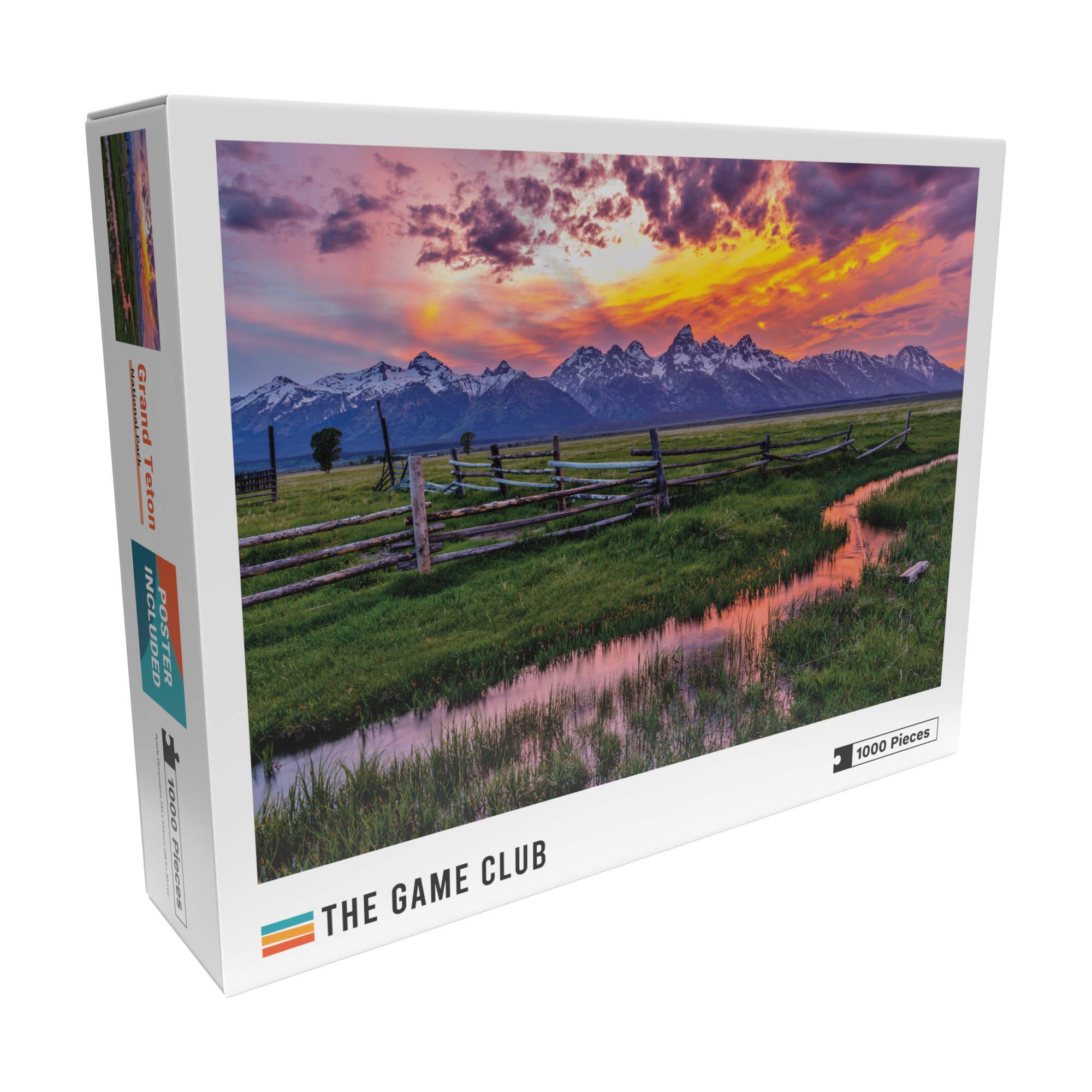 Grand Teton 1000-Piece Jigsaw Puzzle - National Park Scenery for Adults & Kids - Perfect for Family Game Nights