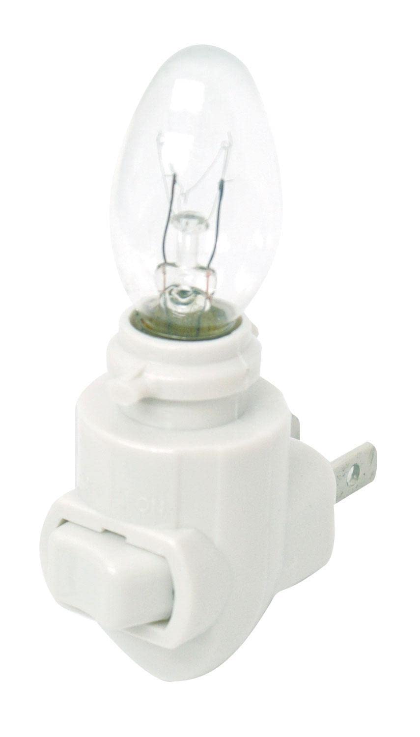 50 Pack White Night Light with 4W Bulb - Soft Glow LED Plug-in Nightlights for Bedroom, Nursery, Hallway & Bathroom - Energy Efficient Night Light Bulbs for Kids & Adults