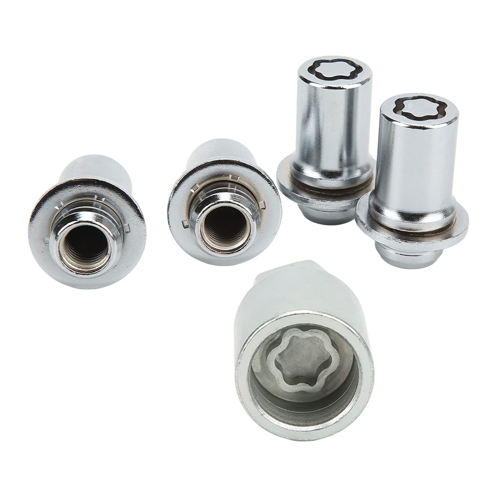 0027600901 Wheel Lock Set - Anti-Theft Rustproof Nickel Metal Replacement with Multiple Keys - Perfect Fit for Automotive Wheels (Ideal for Car Security & Theft Prevention)