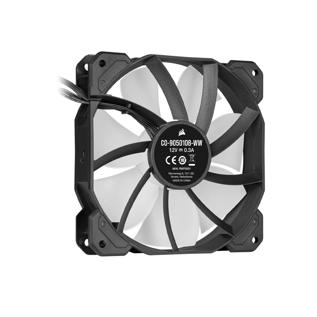 Corsair iCUE SP120 RGB ELITE High Performance 120mm PWM Cooling Fan - Single Pack - Perfect for PC Gaming Rigs, Workstations & Custom Computer Builds