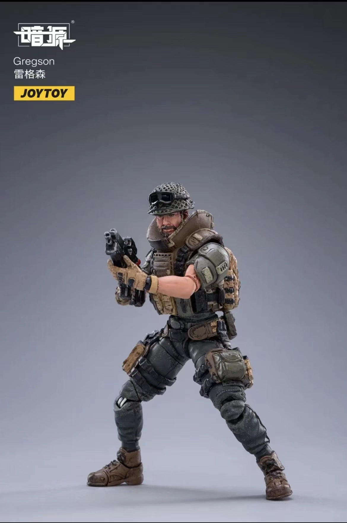 JOYTOY 1/18 Scale Dark Source Action Figure Set (3PCS) - Collectible Military Character Models for Display & Diorama Scenes