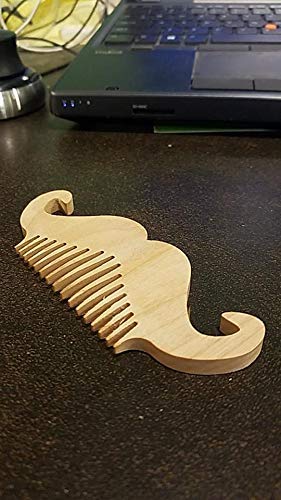 Premium Wooden Beard Comb for Men - Natural Sandalwood Grooming Tool for Soft & Tangle-Free Facial Hair - Perfect for Daily Styling, Travel & Gift Giving