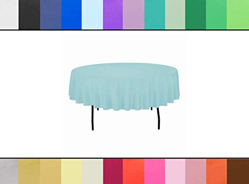 Table Mate USA Heavy Duty Disposable Plastic Tablecloth - 84