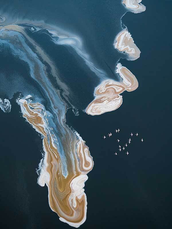 Birds Eye View Canvas Art Print - Stunning Aerial Landscape Wall Decor for Living Room, Bedroom & Office