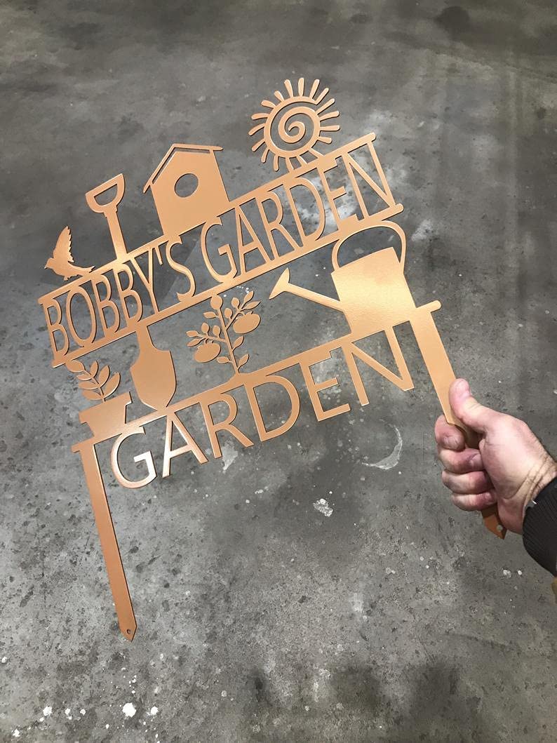 Custom Personalized Garden Sign - 23