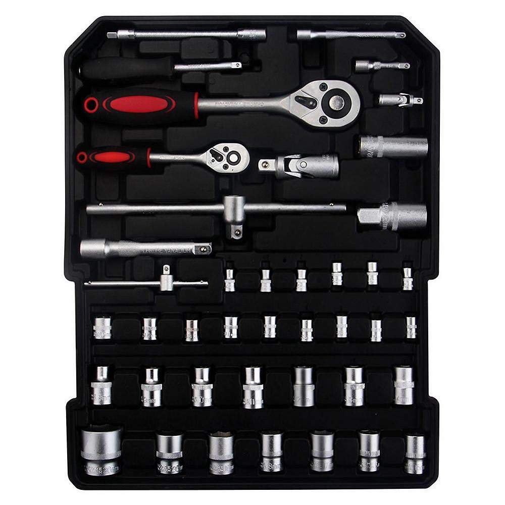 Yeysynana 799-Piece Professional Tool Kit - Heavy Duty Household & Automotive Repair Tools Set with Aluminum Alloy Trolley Case - Perfect for DIY Home Maintenance, Car Repairs, and Machinery Fixing - Ideal for Handymen, Mechanics, and Homeowners