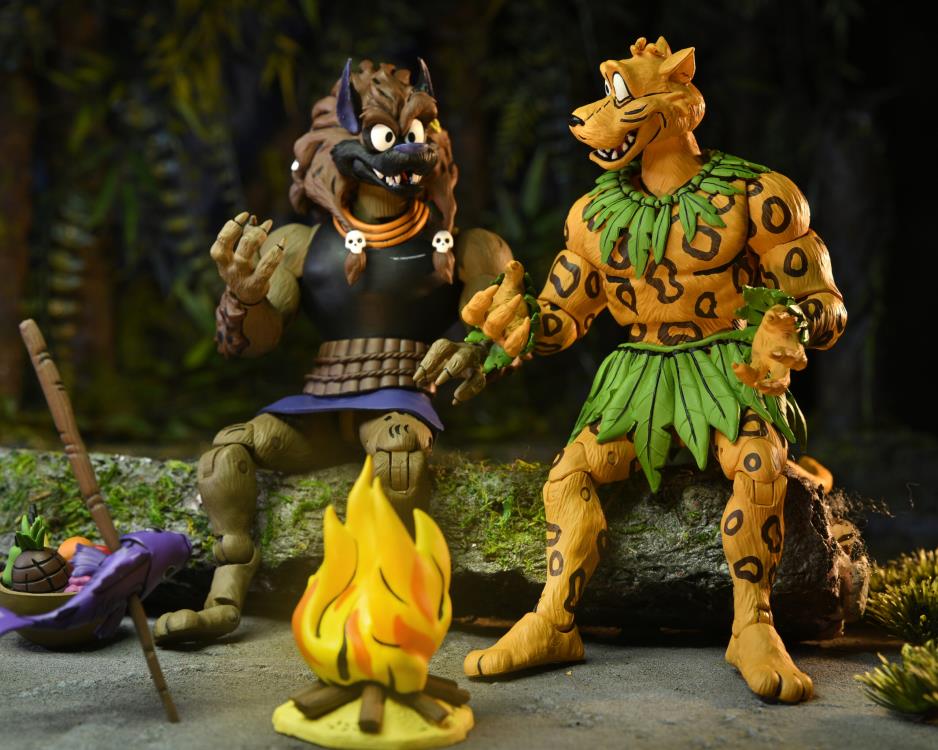 NECA Teenage Mutant Ninja Turtles Adventures Jagwar Action Figure - Collectible TMNT Toy for Fans & Display - Perfect for Play, Gifts, and Comic Book Collections