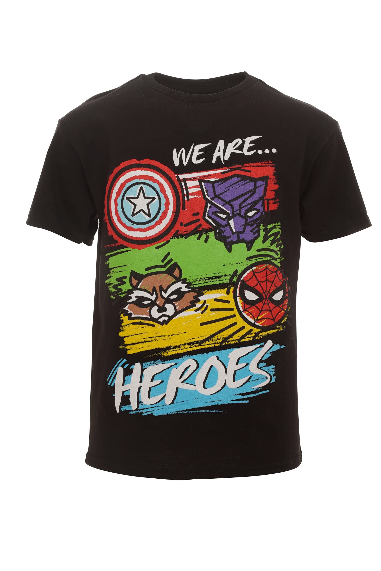 Marvel Avengers Superhero T-Shirt 3 Pack - Spider-Man, Iron Man, Thor for Toddlers & Kids | Casual Wear, Birthday Gifts, Cosplay & Everyday Outfits