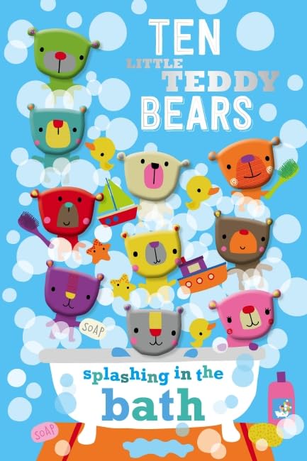Ten Little Teddy Bears Splashing in the Bath - Adorable Waterproof Baby Bath Toys for Toddlers, Perfect for Bathtime Fun and Early Learning Play