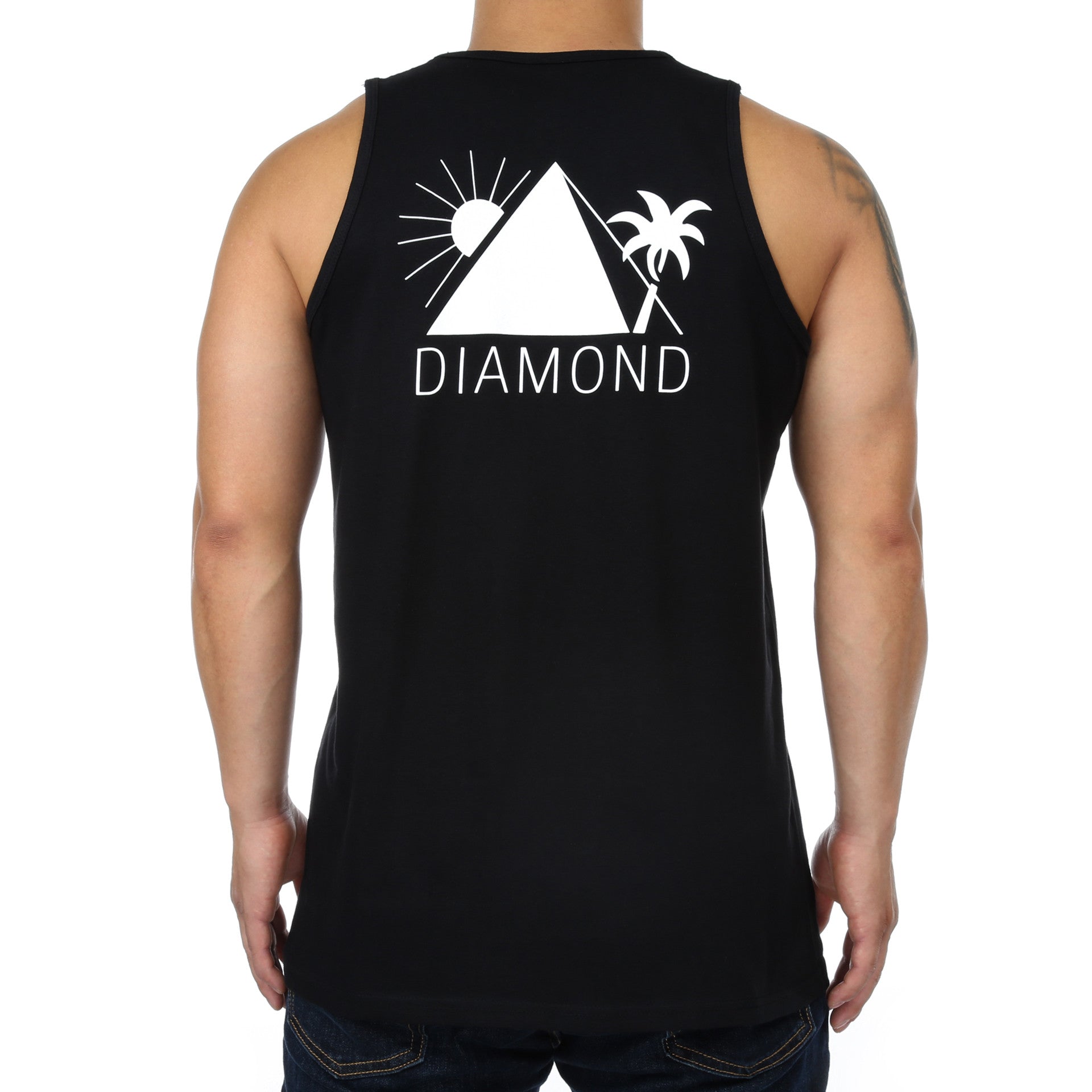 Diamond Supply Co Oasis Tank Top - Black | Women's Casual Streetwear for Summer & Beach Outfits