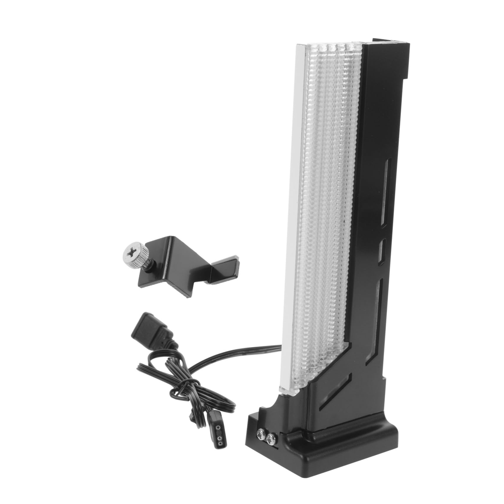 PartyKindom 2-Pack Magnetic GPU Bracket - Heavy Duty Graphics Card Support Mount with LED Lighting for PC Case, Computer Build & Gaming Setup - Perfect for Vertical GPU Installation, Cable Management & RGB Customization