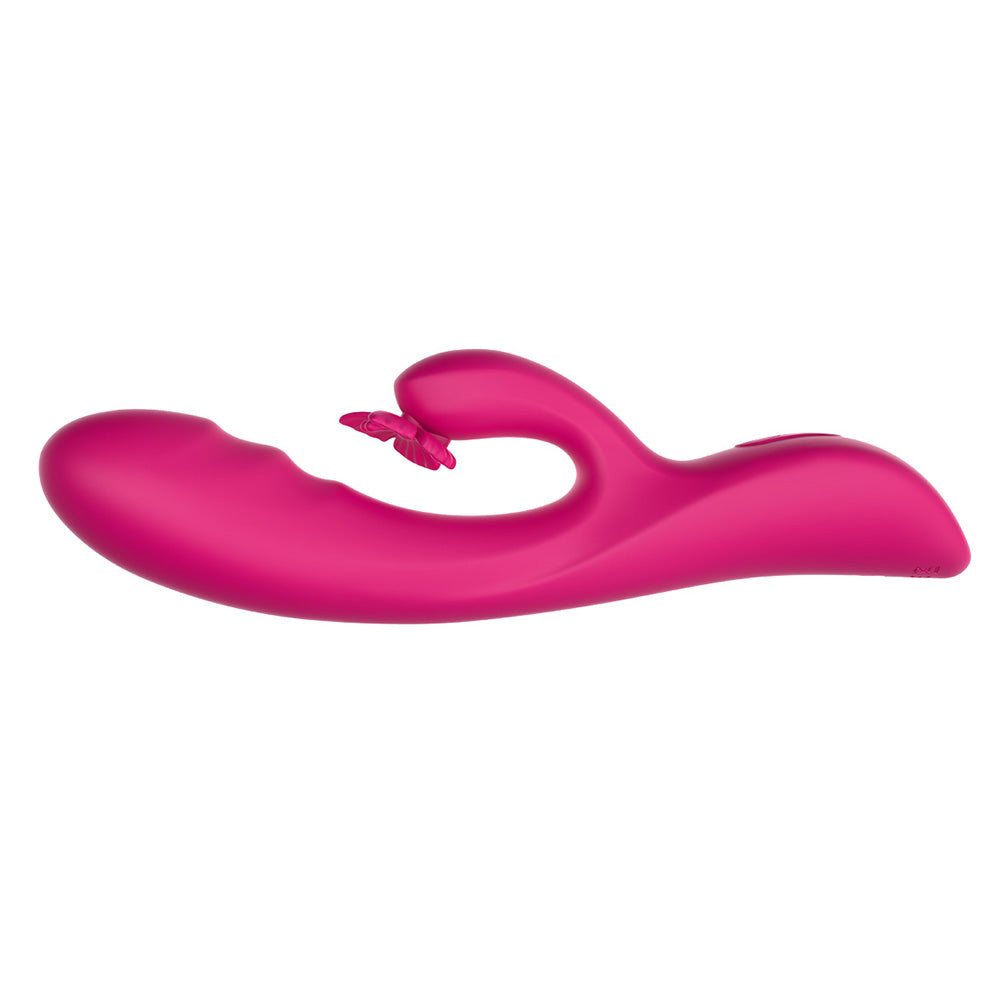 Aphrodisia Butterfly Thumper Rocking G-Spot Rabbit Vibrator for Women - Powerful Dual Stimulation Clitoral & G-Spot Massager - Perfect for Solo Play & Couples Intimacy