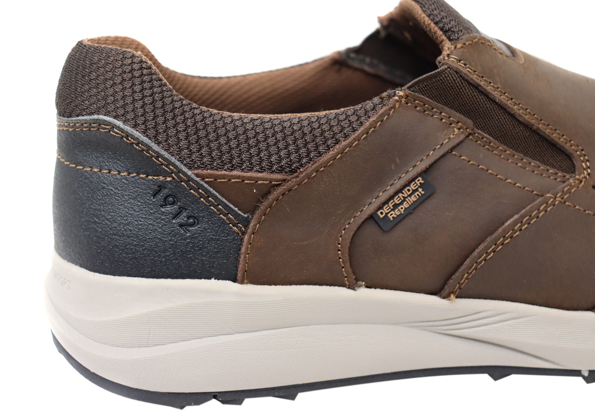 Nunn Bush by Florsheim Men's Excursion Slip-On EE Extra Wide Leather Shoes - Comfortable Casual & Work Shoes for Wide Feet