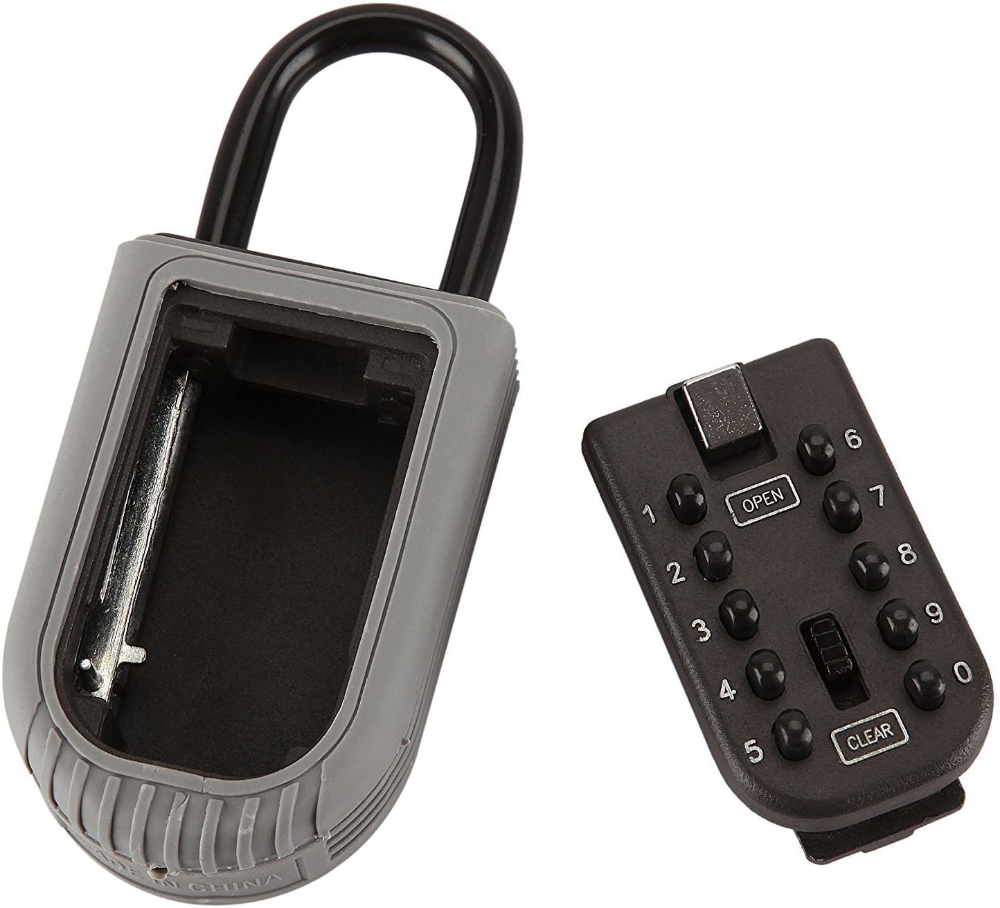 Secure Key Box with Button Lock - Heavy Duty Wall Mount Key Safe for Home, Office & Airbnb - Weatherproof & Durable Key Storage Solution
