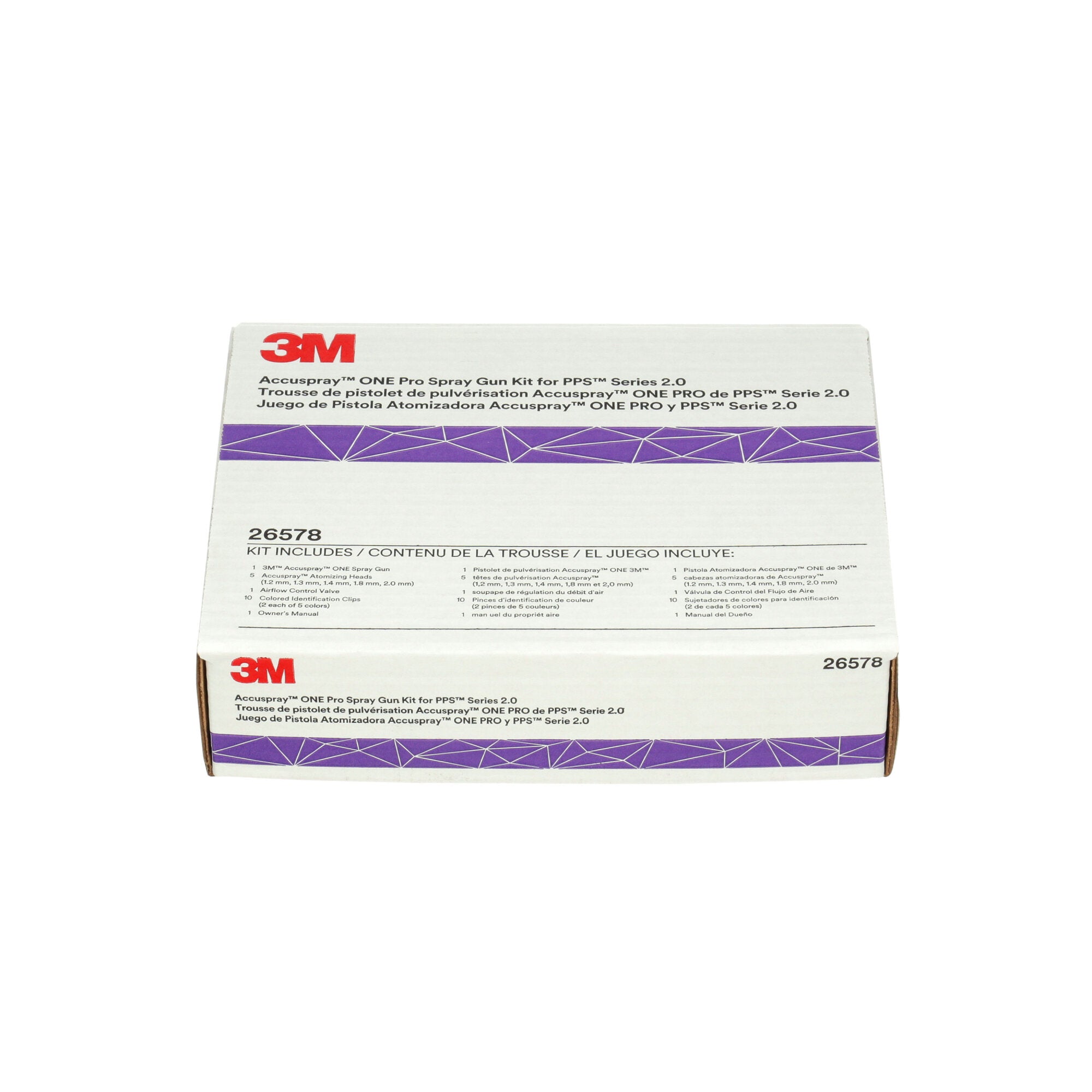 3M Accuspray ONE Pro Spray Gun Kit for PPS Series 2.0 (Model 26578) - Professional Automotive Paint Sprayer for Body Shops & DIY Car Painting Projects