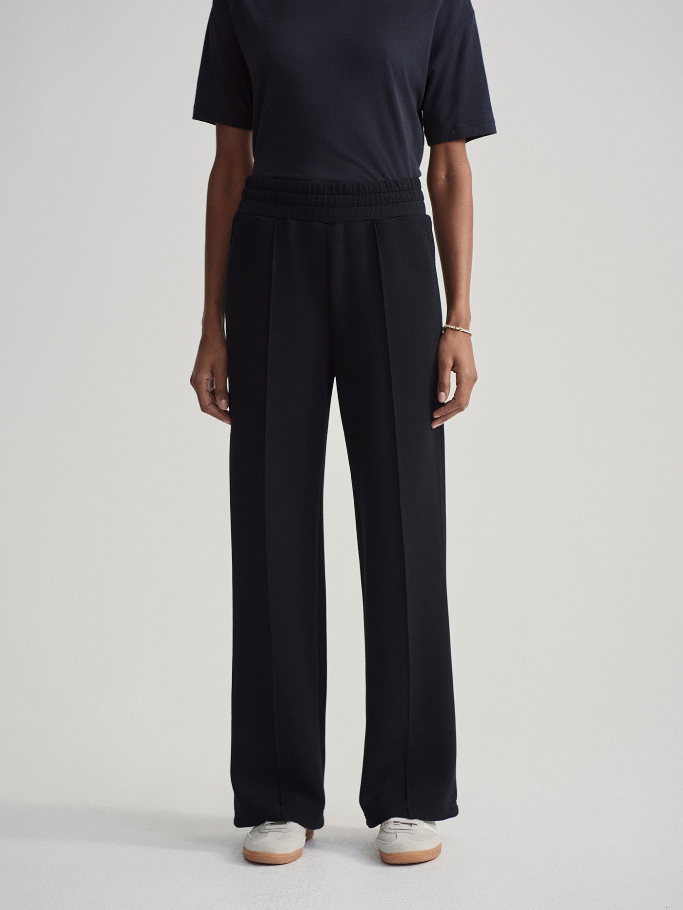 Varley Women's Wide Leg Pants Size 28 - Black High Waisted Lounge Pants for Yoga, Travel & Casual Wear