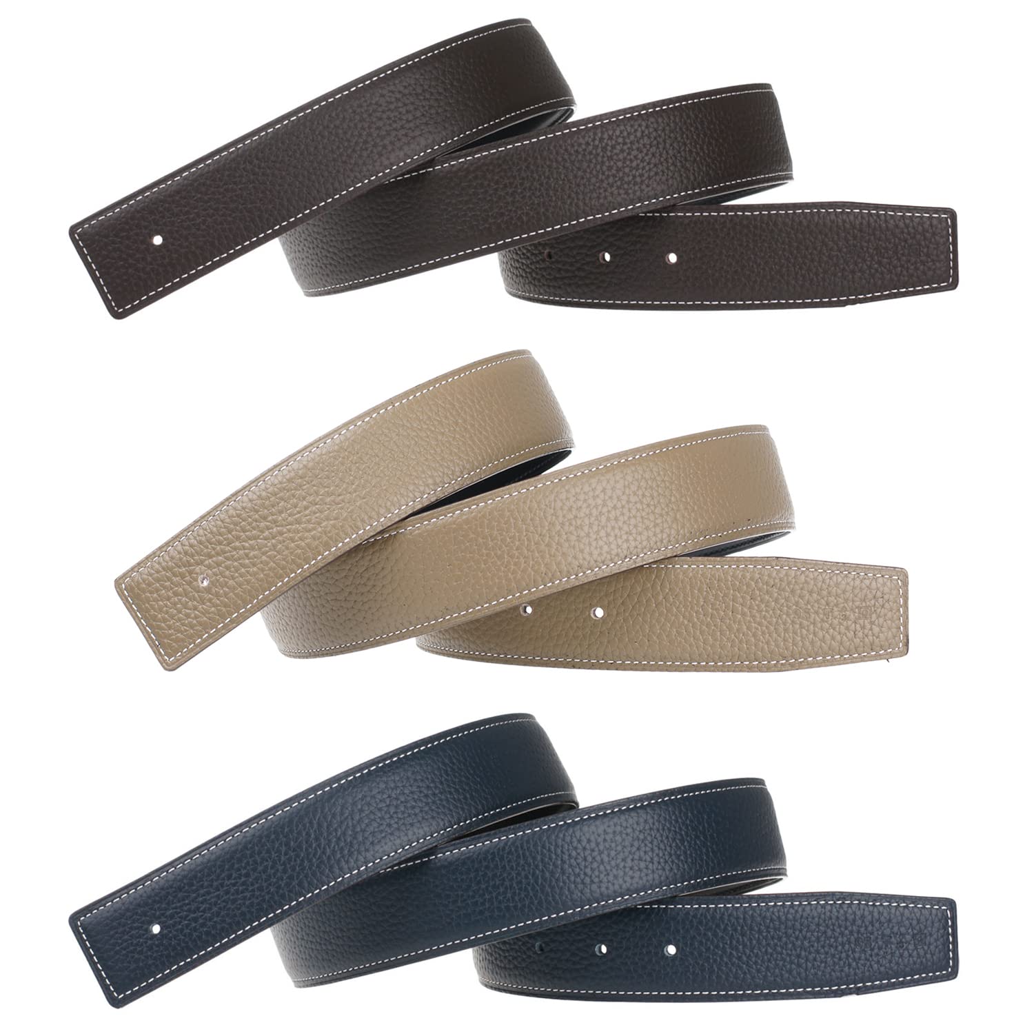 Premium Full Grain Leather Belt Strap - 38mm Wide Blank Replacement Belt for Men & Women (8-Pack) - Durable Unfinished Leather Strips for DIY Belts, Fashion Accessories & Costume Design