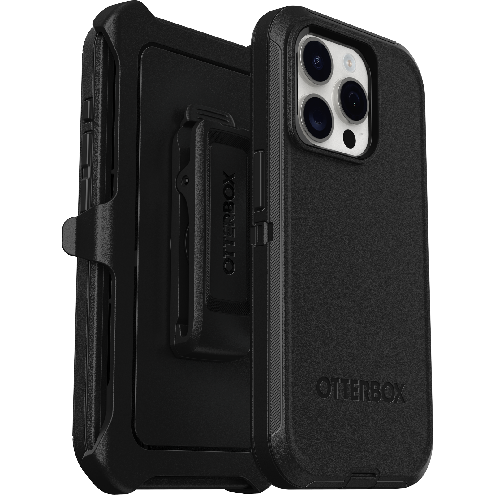 OtterBox Defender Series Case for iPhone 15 Pro - Rugged Protective Cover with Drop Protection | Perfect for Outdoor Adventures, Construction Work & Active Lifestyles