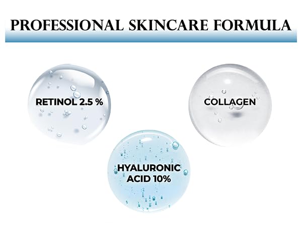 Best Retinol Cream for Face - Anti Aging Moisturizer with Vitamin E, B5 & Hyaluronic Acid | Wrinkle Reduction & Collagen Boost for Women & Men | Day & Night Face Cream 1.7oz | Perfect for Dry Skin & Fine Lines Treatment