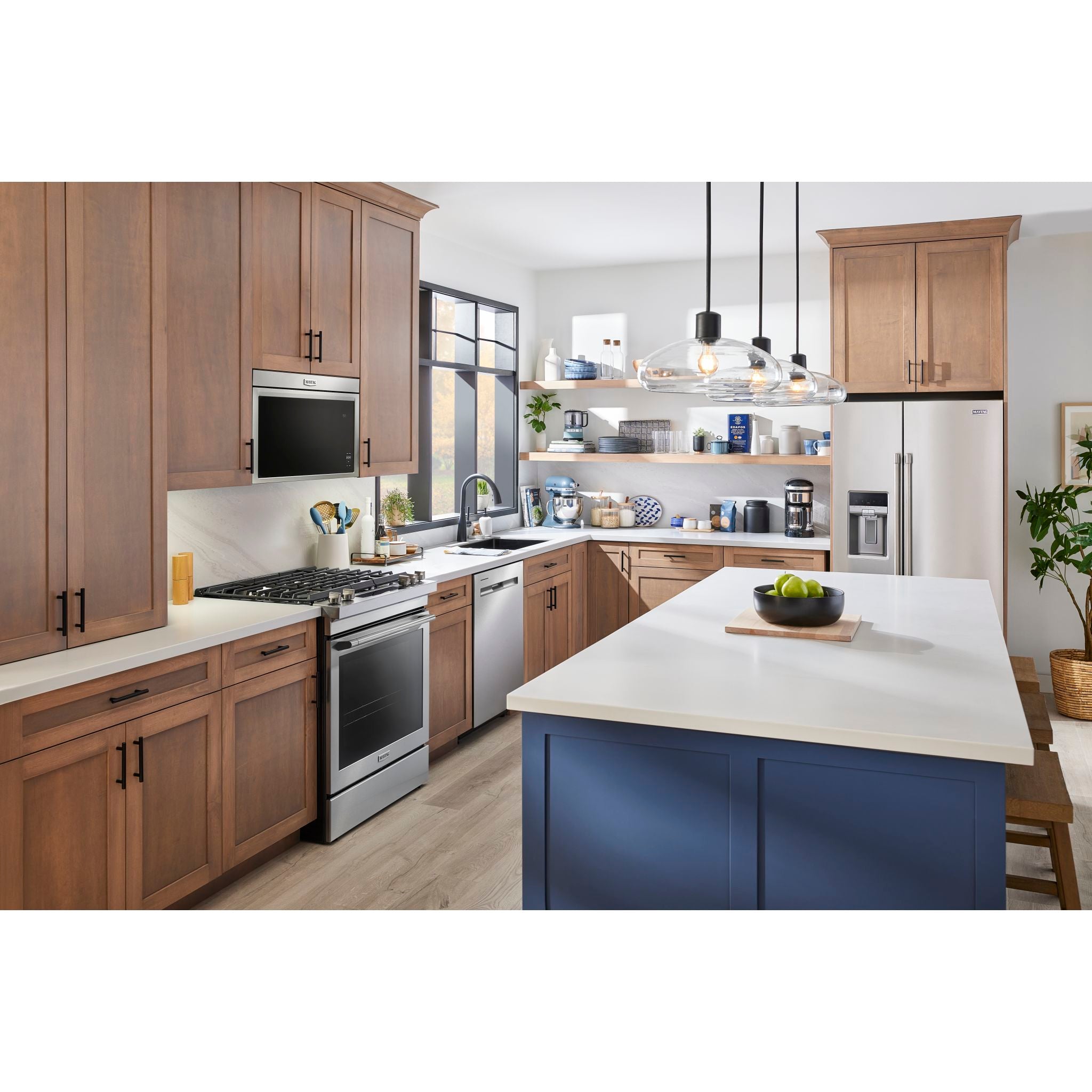 Maytag Over the Range Microwave Oven 1.6 cu.ft - Fingerprint Resistant Stainless Steel (Model YMMMF6030PZ) - Perfect for Kitchen Remodeling & Modern Home Cooking