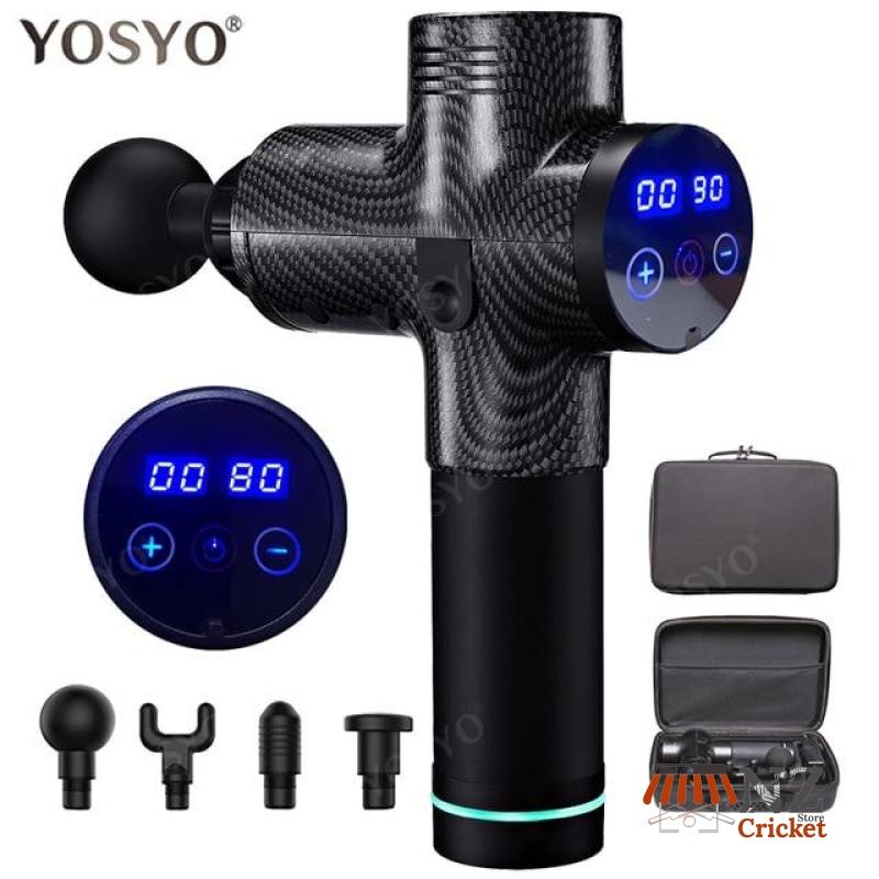 Deep Tissue Massage Gun with LCD Display - Portable Muscle Massager for Pain Relief & Recovery - Perfect for Athletes, Gym Workouts & Home Use