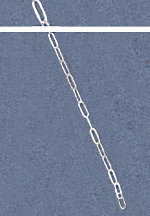 1.7mm 925 Solid Sterling Silver Flat Drawn Cable Chain by the Foot - Bulk Jewelry Making Supplies - Made in USA - Perfect for Necklaces, Bracelets & DIY Jewelry Crafting