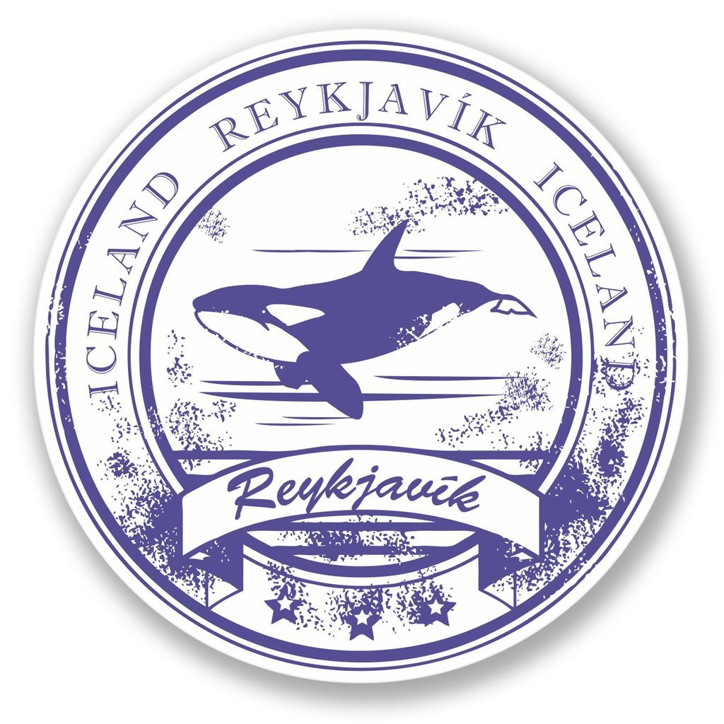 Reykjavik Iceland Vinyl Sticker Decal - Waterproof 5