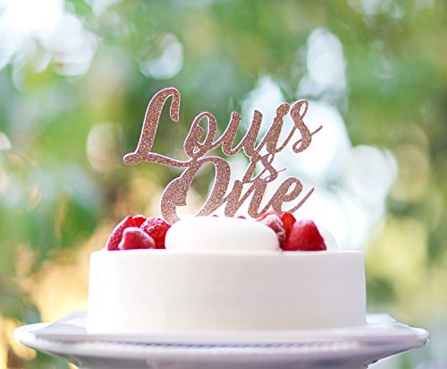 Customized 1st Birthday Cake Toppers for Baby - Personalized One Year Old Cake Decorations - Perfect for Baby's First Birthday Party & Special Celebrations