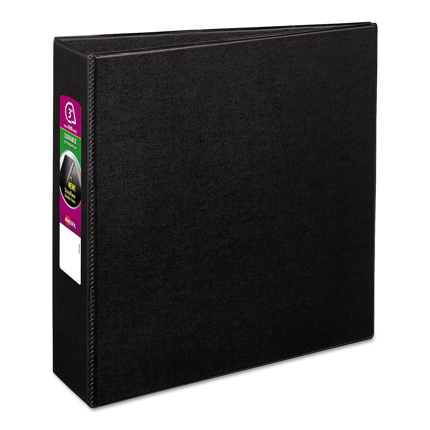Avery® 3-Ring Durable Non-View Binder with DuraHinge Technology - 3