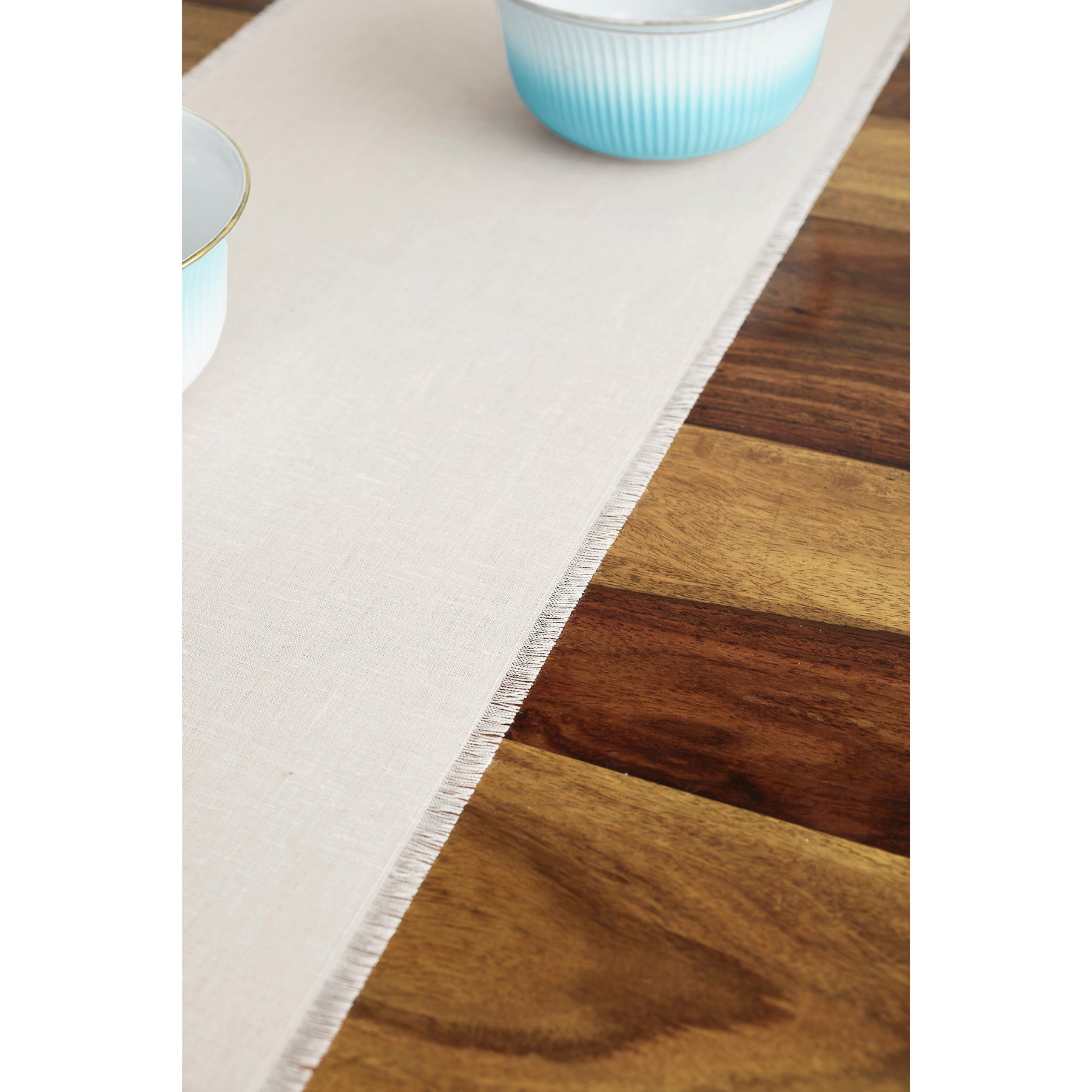 Elegant Fringe Table Runner - 16 Inch & 18 Inch Wide - Perfect for Dining Tables, Weddings, and Home Decor