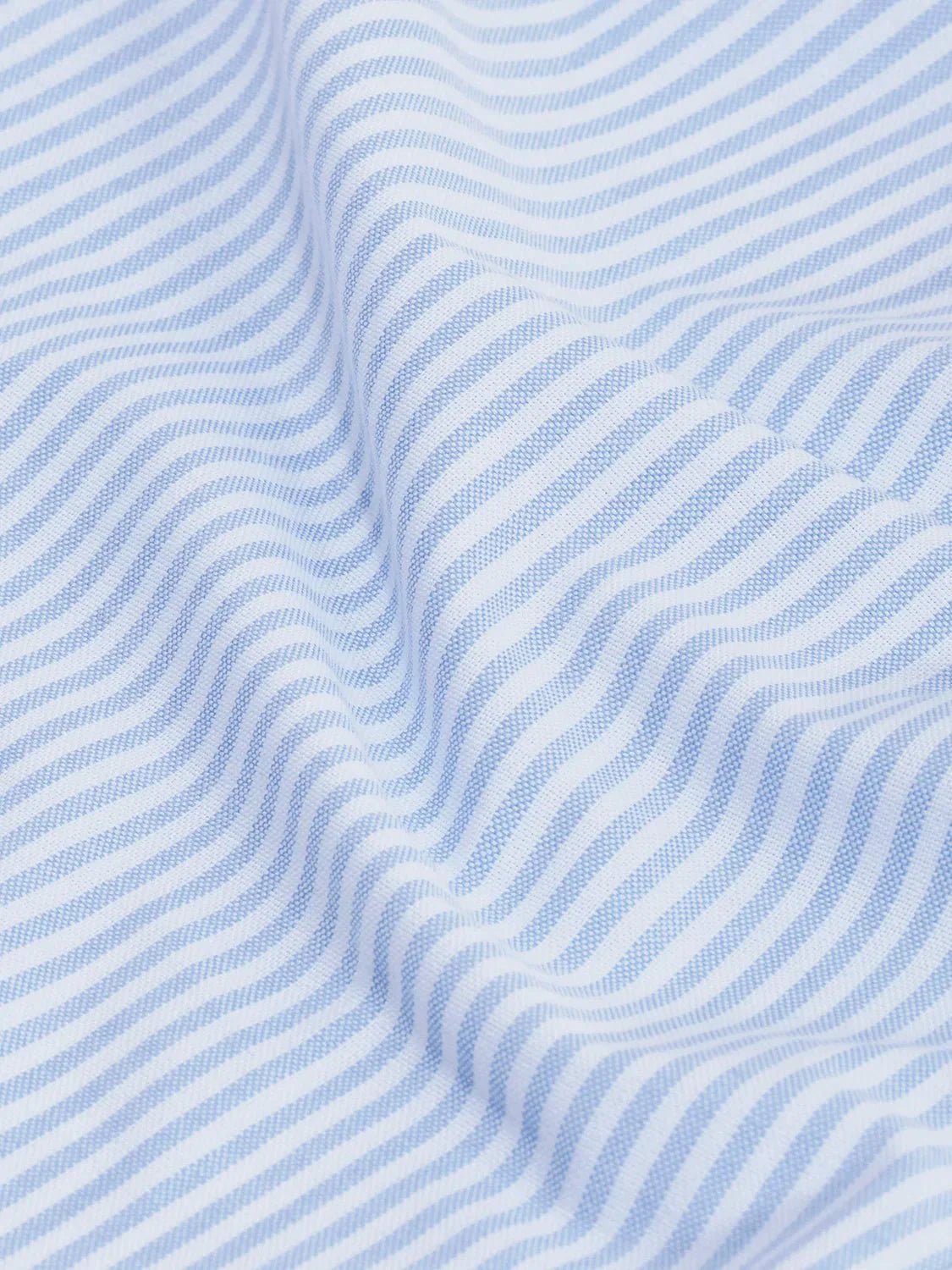 Premium Oxford Shirt for Men - Classic White & Blue Button Down Dress Shirt - Business Casual & Office Wear