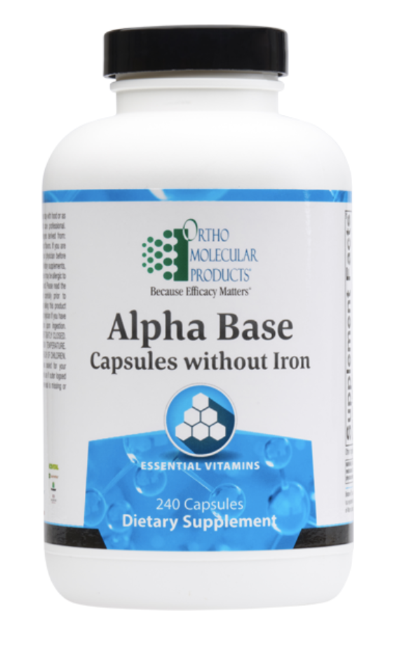Alpha Base Capsules - Iron-Free Multivitamin Supplement for Men & Women | Supports Immune Health & Energy Boost | Ideal for Daily Wellness & Active Lifestyles