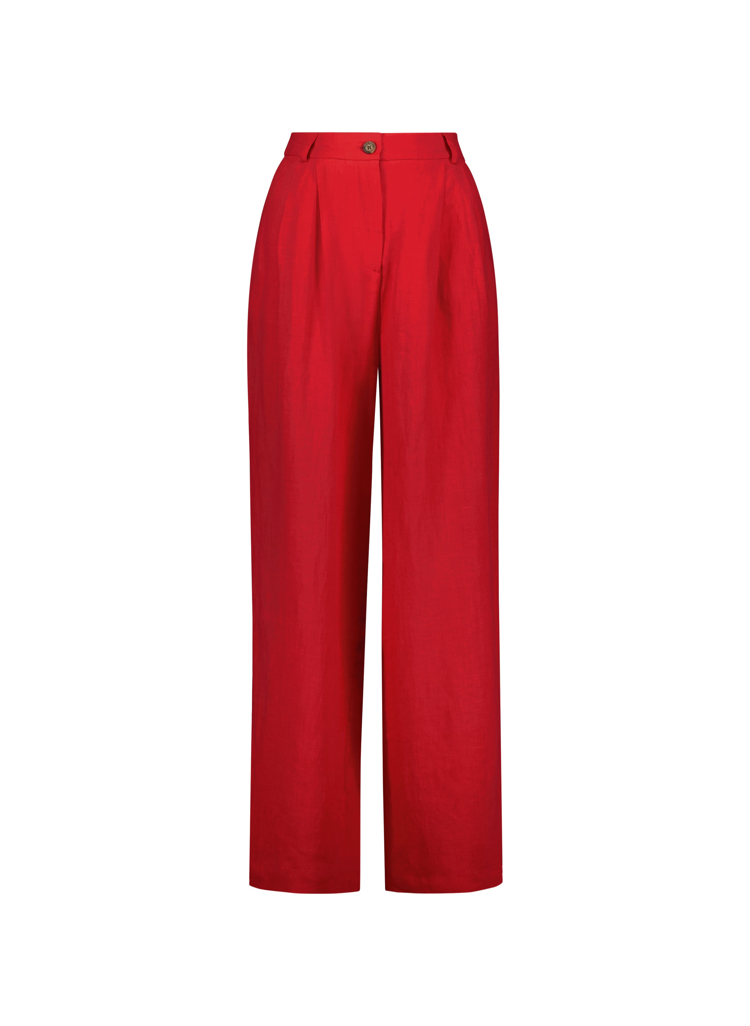 Melissa Linen Trousers for Women - Comfortable Summer Wide Leg Pants - Breathable & Lightweight for Travel, Office & Casual Wear