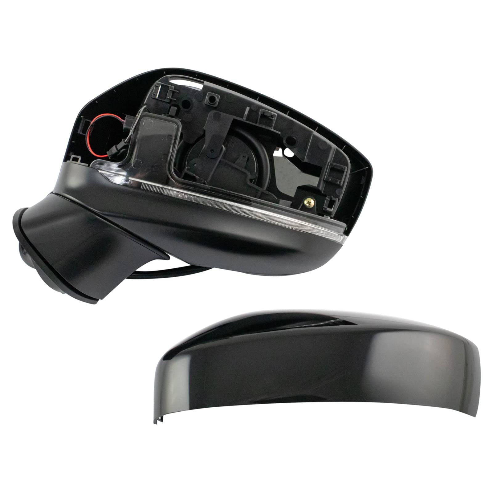 TRQ Driver & Passenger Side Mirror Replacement Set - Compatible with 2017-2018 Mazda CX-5 (MA1320197, MA1321197) | No Heat, No Blind Spot Monitor | Perfect for Parking Safety & Lane Changes