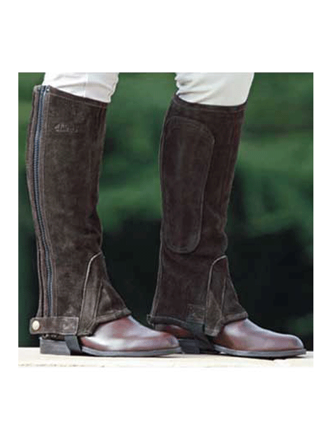 Kids' Suede Half Chaps for Equestrian Riding - Perfect for Horseback Riding Lessons & Shows | Durable & Comfortable Riding Gear for Children