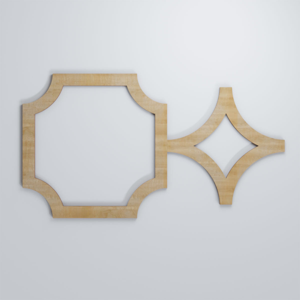 Anderson Decorative Fretwork Wall Panels - Laser Cut Wooden Room Dividers for Home & Office Decor - Perfect for Living Rooms, Bedrooms, and Commercial Spaces