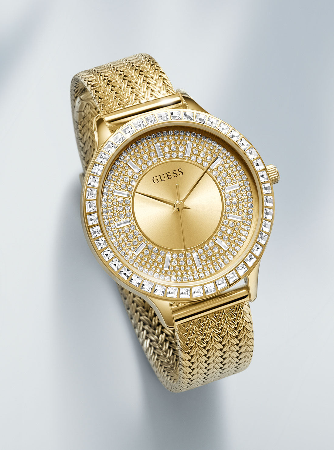 Elegant Gold Mesh Watch for Women - Stylish & Durable Dress Watch for Parties, Weddings & Formal Events