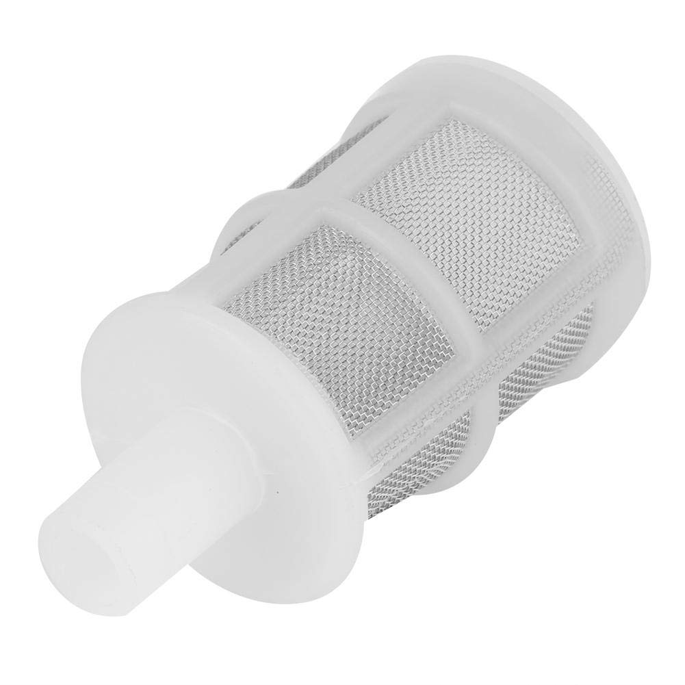 10Pcs White Aquarium Filter Mesh - 10mm Water Pump Filter Net for Fish Tank | Easy to Use & Clean | Perfect for Freshwater & Saltwater Tanks