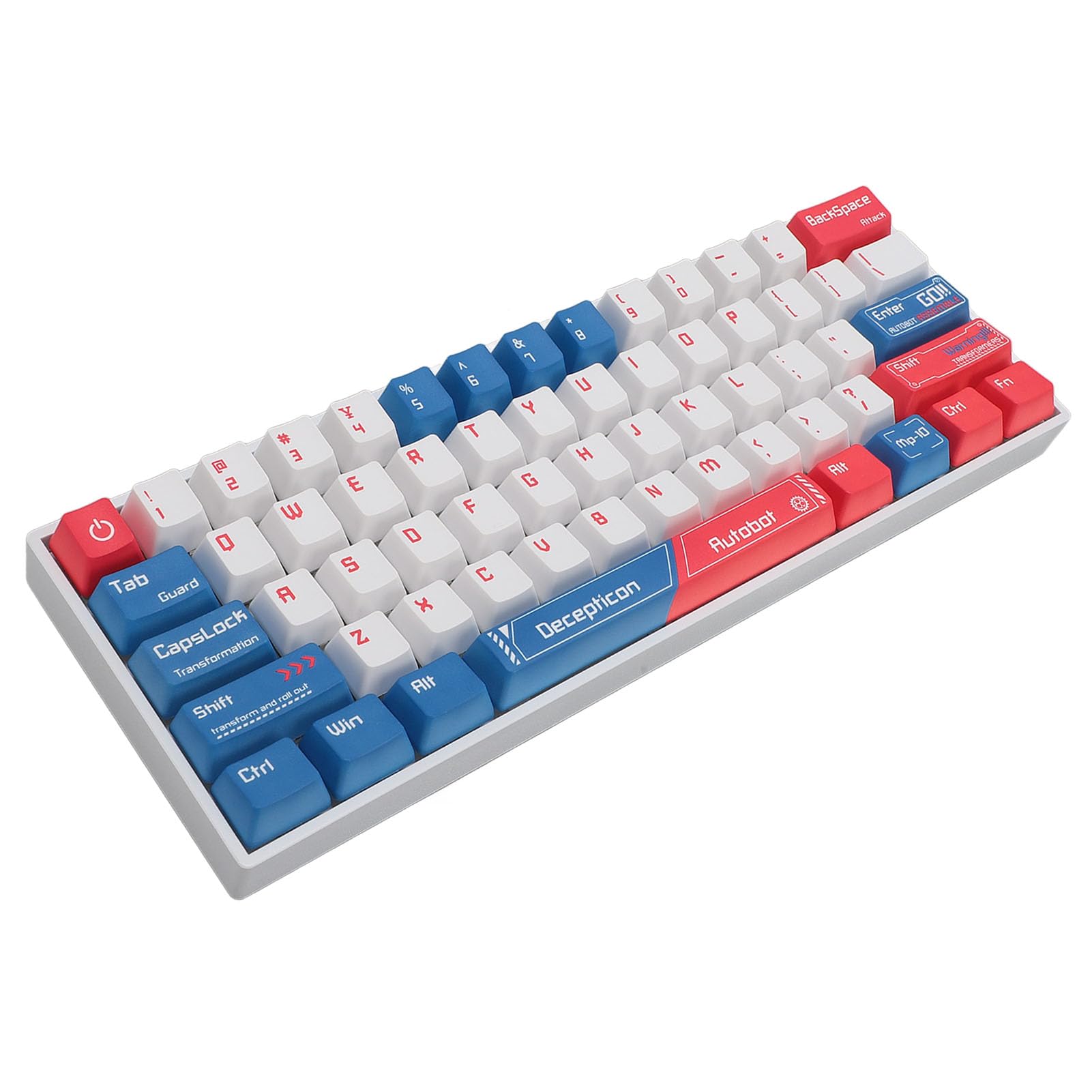 Annadue 60% Mechanical Gaming Keyboard with RGB Backlight - Tri-Mode Connectivity (Bluetooth 5.0/2.4GHz Wireless/USB Wired) - Red Switches for Windows PC/Mac - Compact Wireless Keyboard for Gaming, Office & Home Use