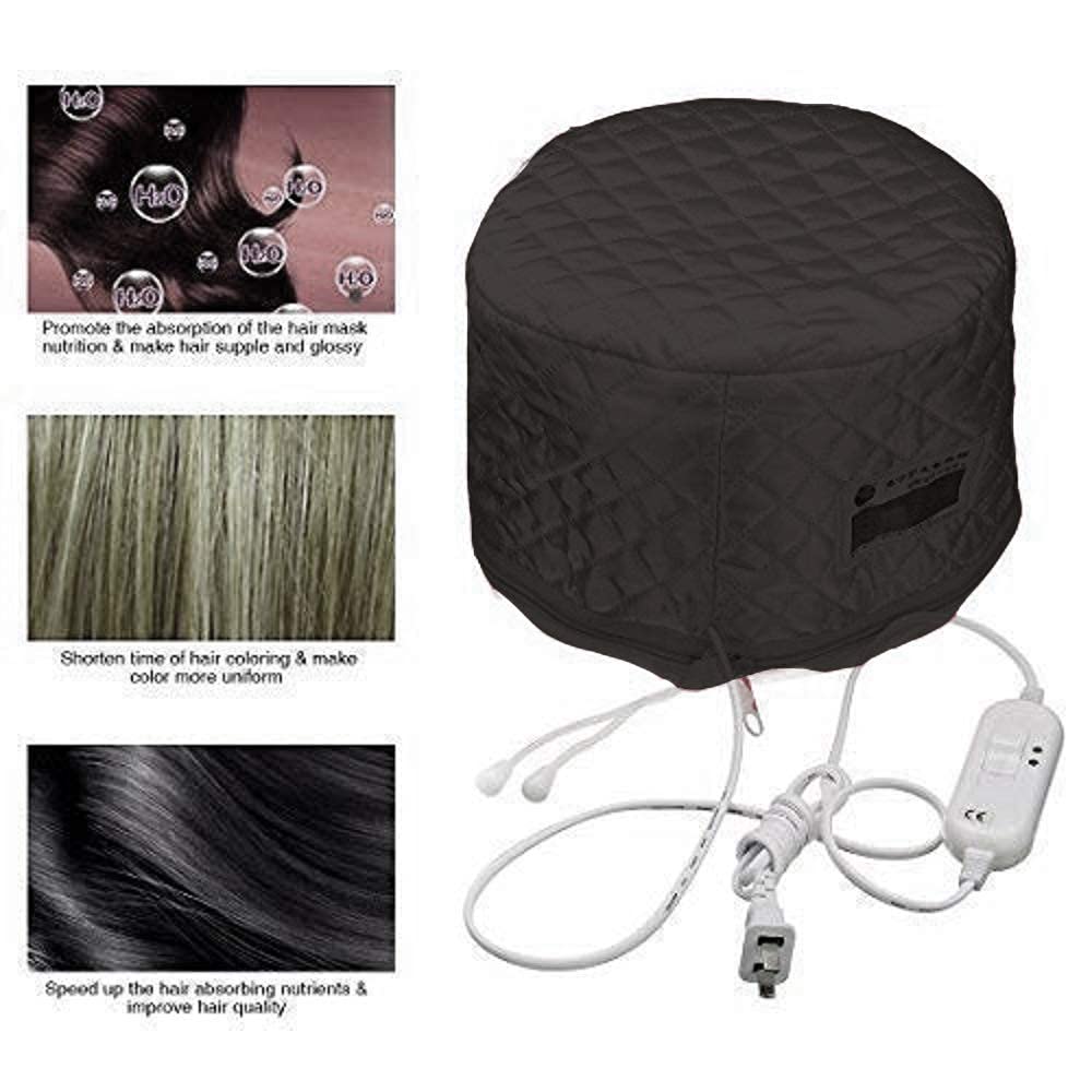 ZUCLLIN Thermal Hair Spa Cap with Steamer - Deep Conditioning Heat Treatment for Dry & Damaged Hair - Professional Hair Care at Home - Perfect for Salon Treatments, DIY Hair Masks & Deep Conditioning
