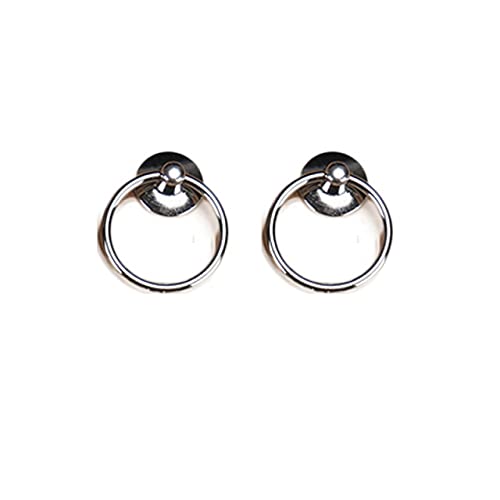 2pcs 43mm Zinc Alloy Cabinet Handles - Gold/Silver/Black - For Furniture & Drawers