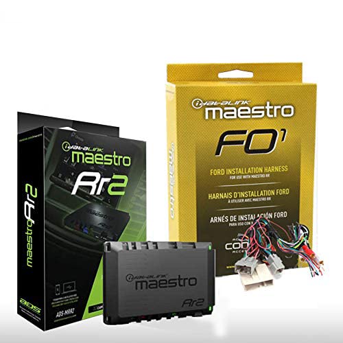 Maestro RR ADS-MRR2 Universal Radio Replacement & Steering Wheel Control Interface + iDatalink HRN-RR-FO1 Integration Adapter - Compatible with 2006+ Ford, Lincoln, Mazda Vehicles - Includes Tri-State Car Freshener Bundle - Perfect for Car Audio Upgrades & DIY Installations