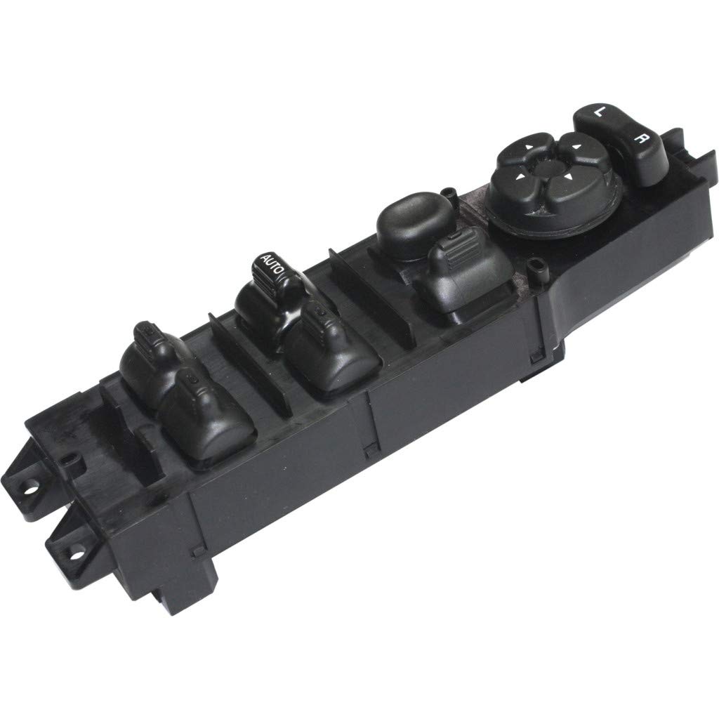 Jeep Cherokee Window Switch 1997-2001 Driver Side Front Left Power Window Control Switch Black 4-Door Replacement Part #56009449AB 56009449AC 68171681AA 68171681AB - Perfect for Jeep Cherokee Repair & Maintenance